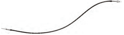Show details for X2 brake cable (right) Picture of X2 brake cable (right)